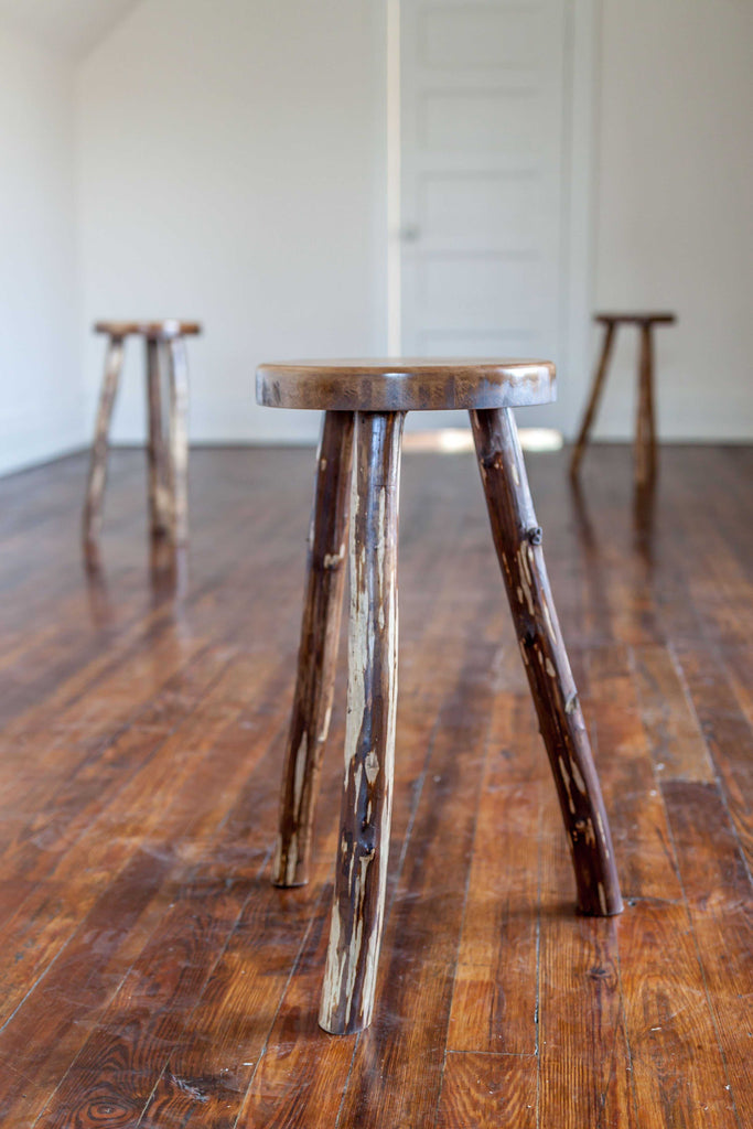 Rustic Stool Edison McCarthy