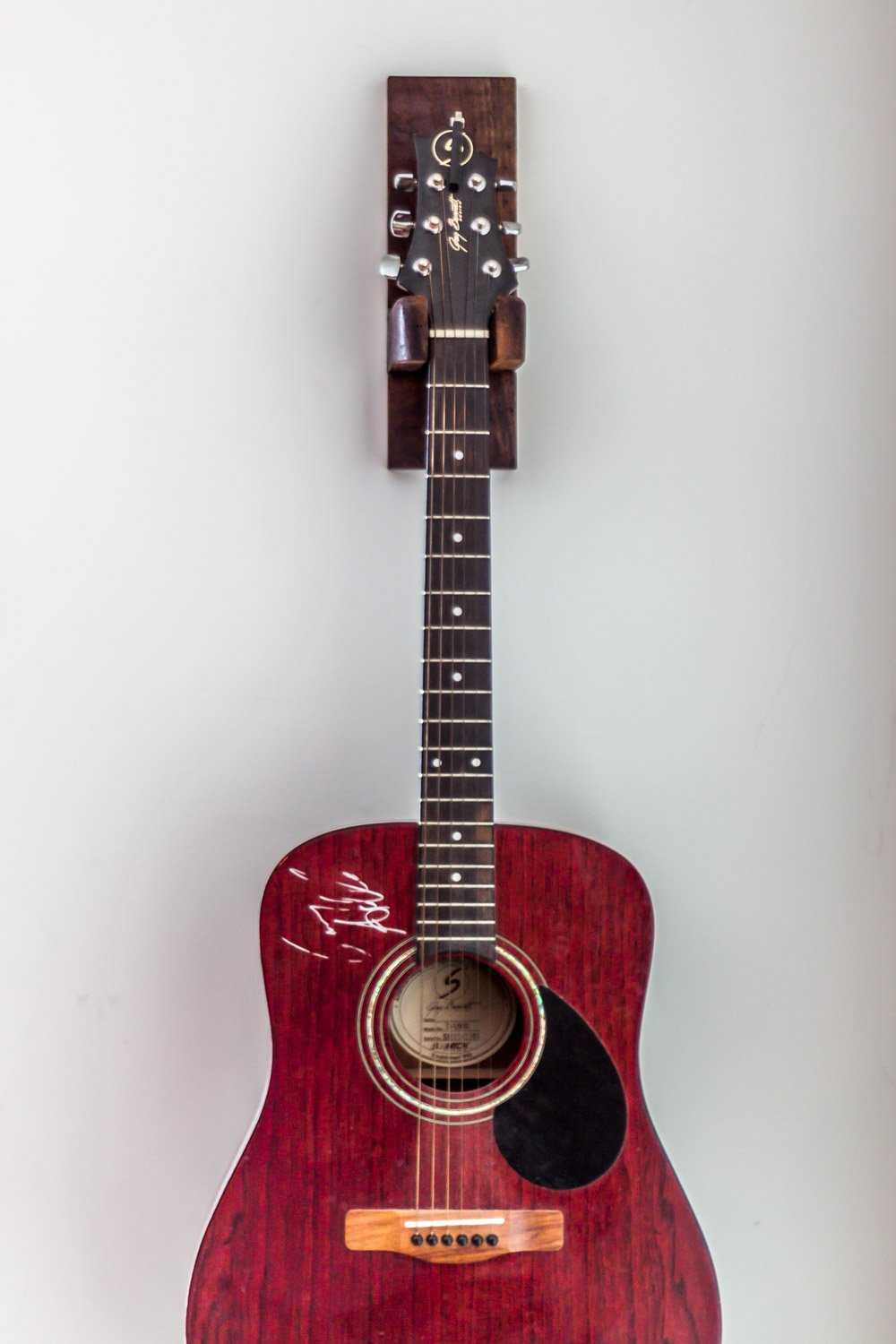 No. 515 Guitar Hanger from Walnut Barn Wood 