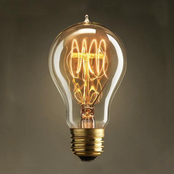 Vintage Edison Bulb Smooth Loop Filament 40W 