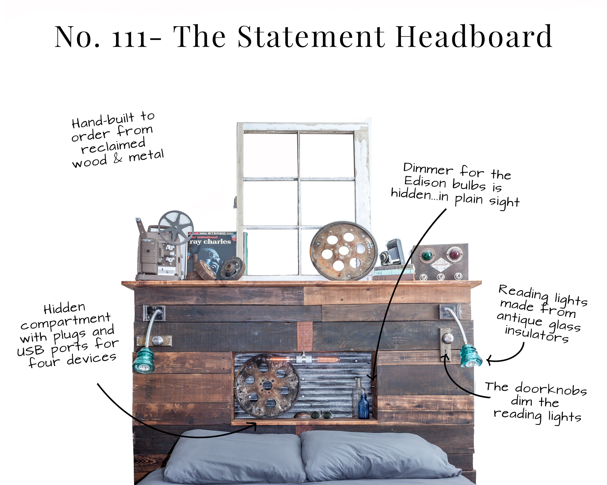 No. 111 - The Statement Headboard | Edison McCarthy