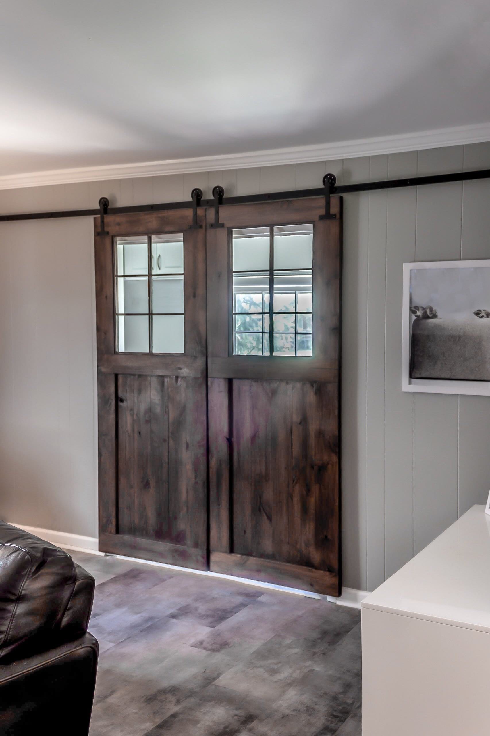 No. 248 - The Sliding Barn Door With a Window 